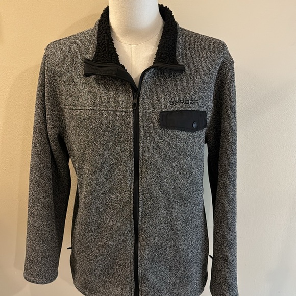 Spyder Jackets & Blazers - Spyder Women Large Knit Fleece Jacket